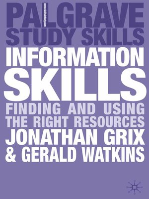 Information Skills - ebook